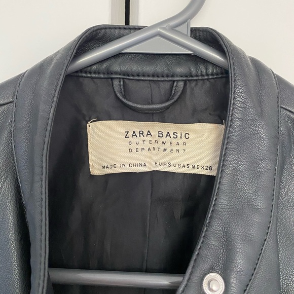 Zara Faux Leather Jacket - Picture 3 of 4
